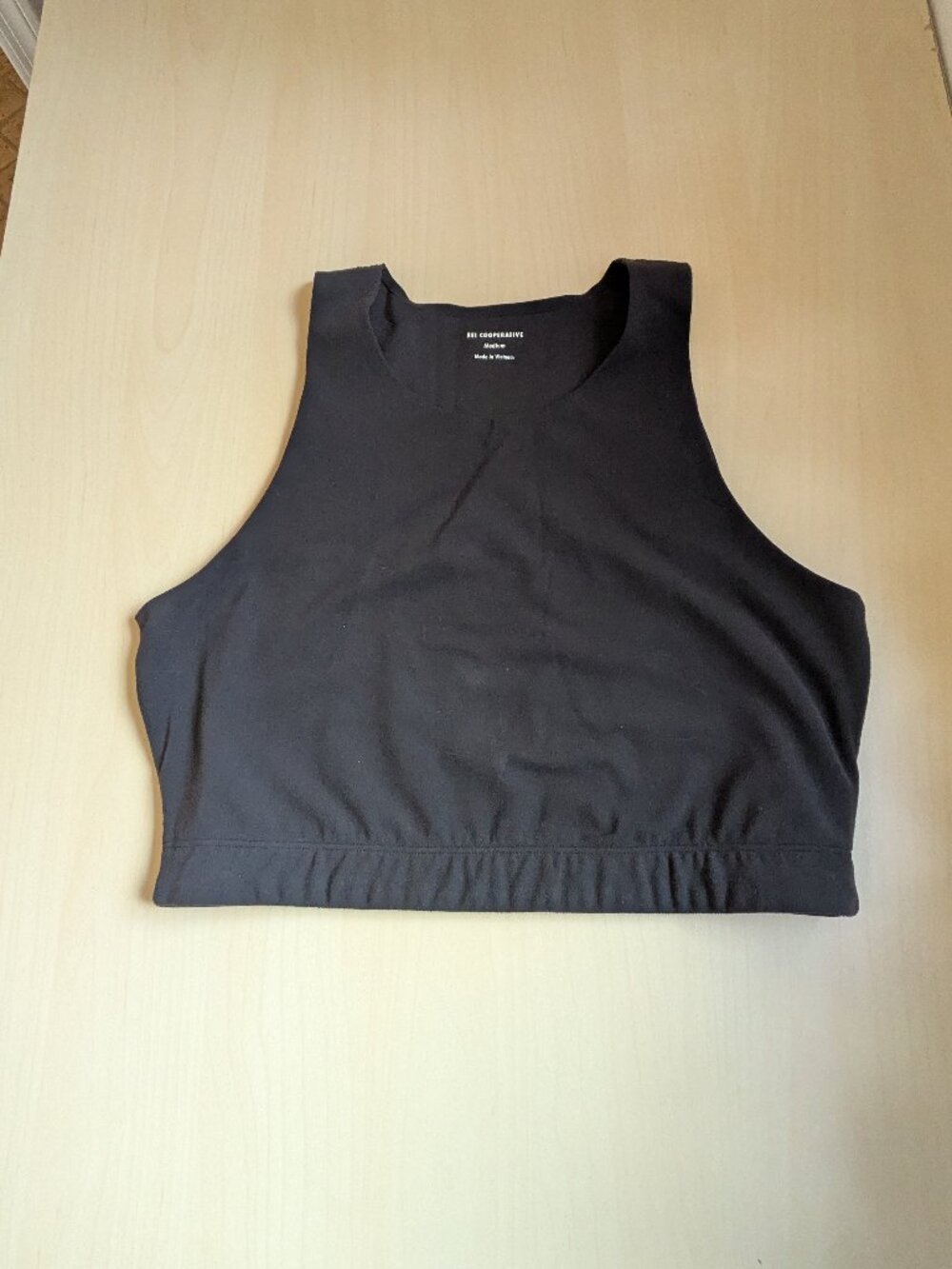 REI Co-op Sports Bra Top Black Women’s Medium Workout Yoga